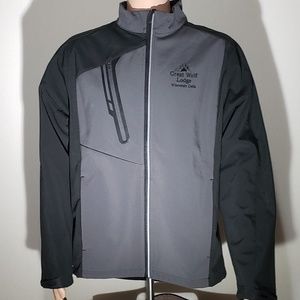NORTH  END SPORTS MENS BONDED FLEECE JACKET LARGE